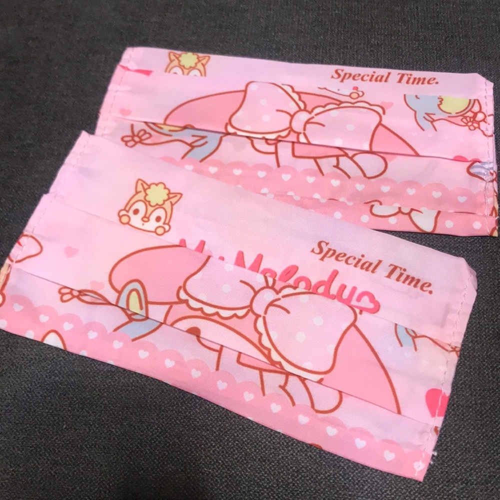 2 x reusable face mask holder protector cover